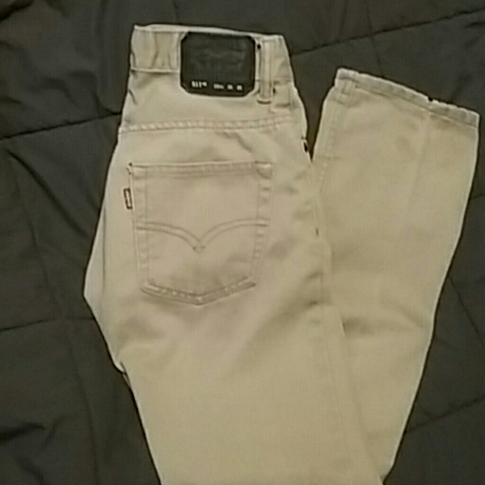 Boy's tan Levis jeans
